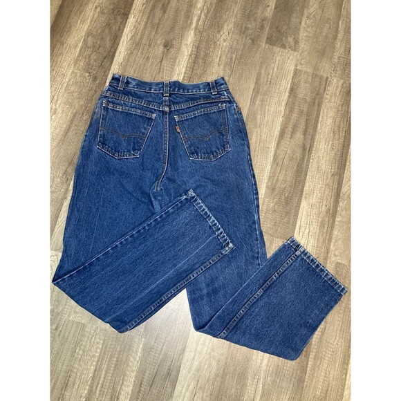 Vtg Levis 698 Orange Tab Jeans Womens 12 (Fits 26x30.5) High Rise Mom USA 90s - Picture 1 of 10